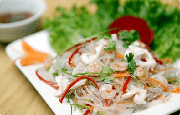 Miến trộn salad